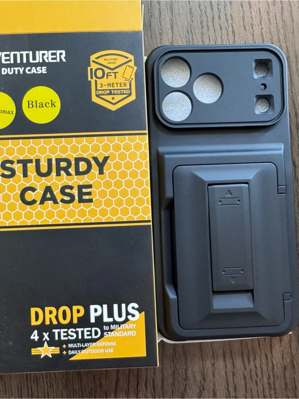 BRAND NEW Adventurer Sturdy Case - Black - iPhone 17 Pro Max